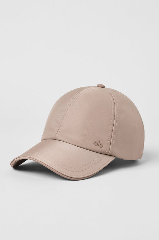 Gorra de satén para uso fuera de servicio - Satén gris topo