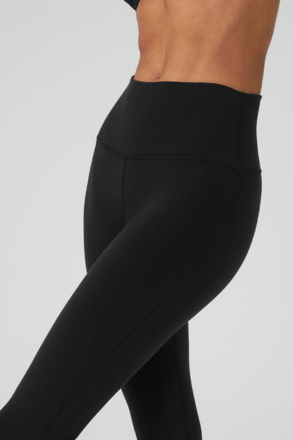 Leggings de tiro alto con corte acampanado 7/8 con diseño aerógrafo - Taupe