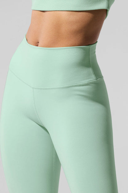Capri de tiro alto con efecto aerógrafo - Verde menta