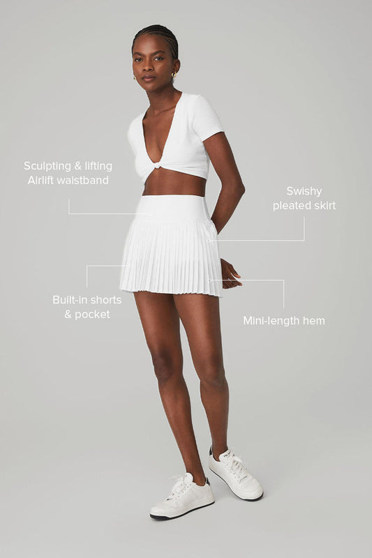 Falda de tenis Grand Slam - Blanca