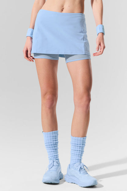 Falda Serve It Up de Alosoft - Azul concha