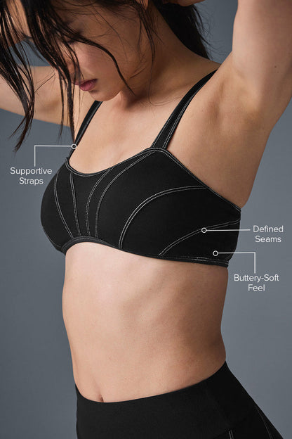 Sujetador Alosoft Sunray - Negro/Blanco