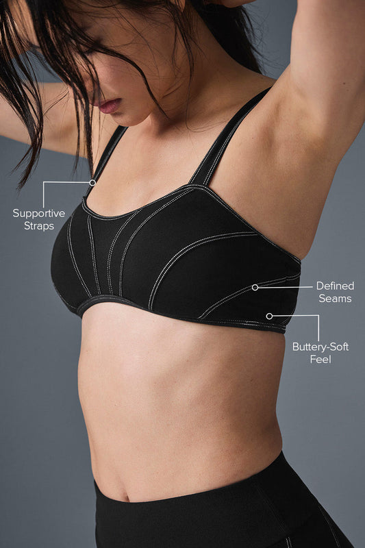 Sujetador Alosoft Sunray - Negro/Blanco